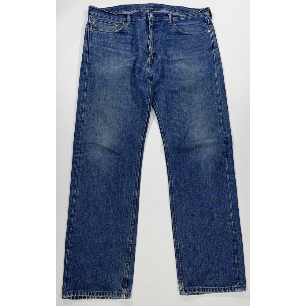 Levi's 505 Jeans Men's 38x34 Regular Fit Straight Leg Blue Denim‎ 100% Cotton